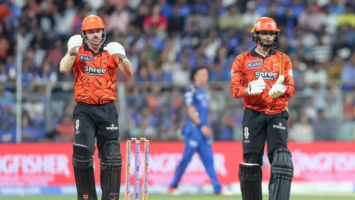 Mumbai Indians vs Sunrisers Hyderabad standings