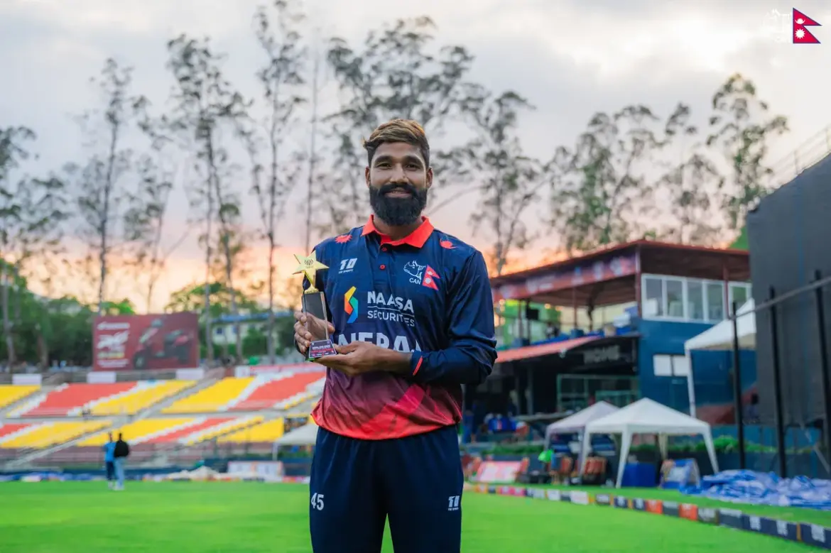 Dipendra Singh Airee Leads Nepal to Victory Over UAE