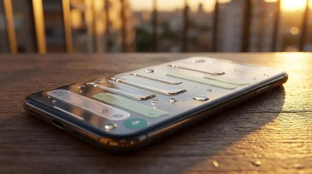 WhatsApp Liquid Glass Design Update