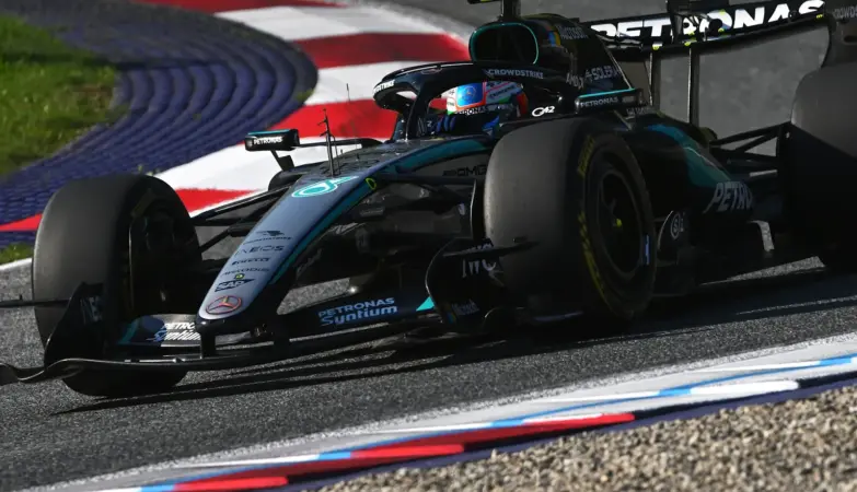 Austrian Grand Prix 2026: Kimi Antonelli leads Mercedes team-mate George Russell in first practice