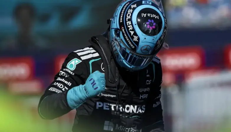 Austrian Grand Prix: George Russell grabs pole from Charles Leclerc after Max Verstappen crash
