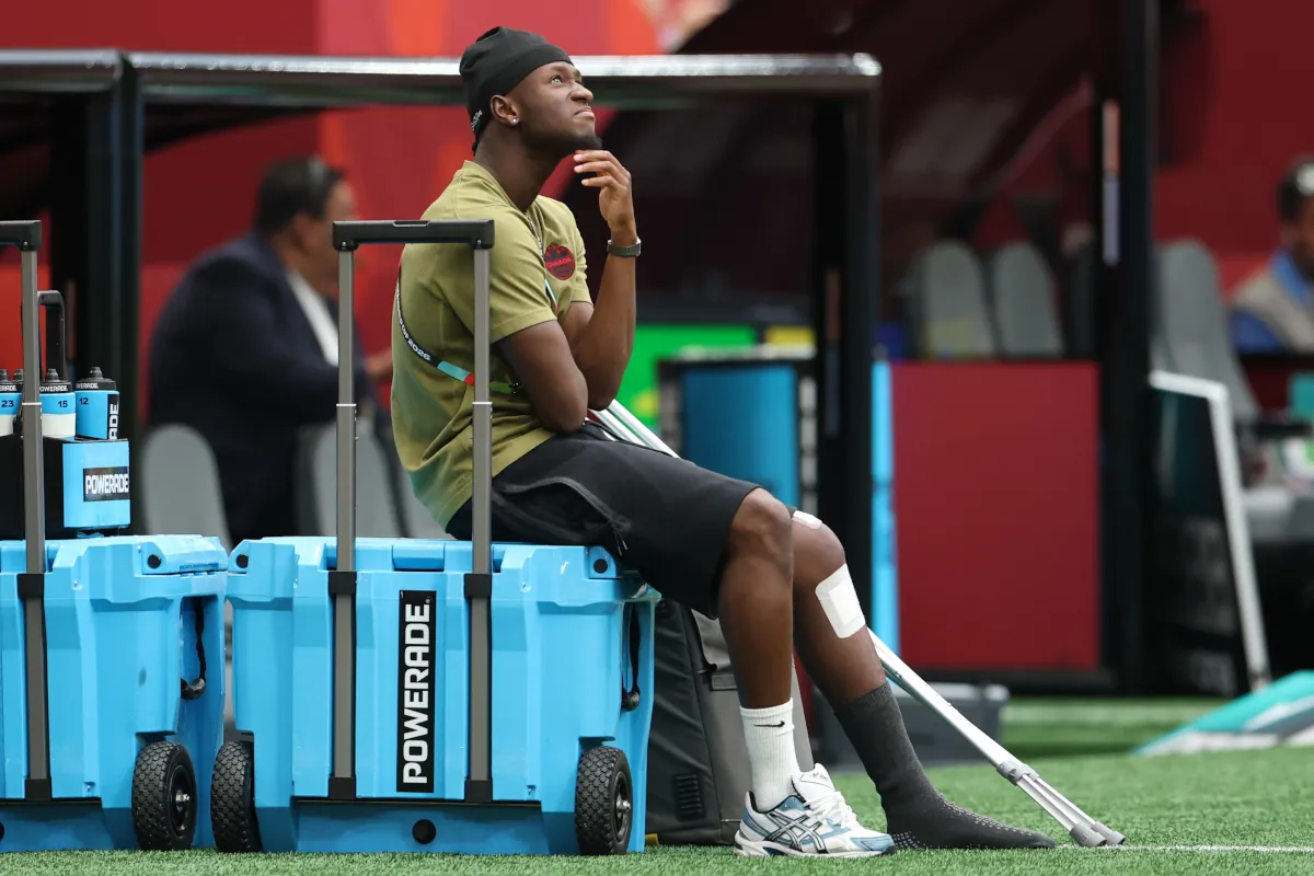 VANCOUVER, BRITISH COLUMBIA - JUNE 24: Ismael Kone #8 of Canada is seen before the FIFA World Cup 2026 Group B match between Switzerland and Canada at BC Place Vancouver on June 24, 2026 in Vancouver, British Columbia. (Photo by Emilee Chinn/Getty Images)