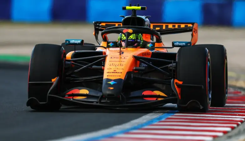 Norris leads Hamilton and Antonelli during FP3 in Hungary