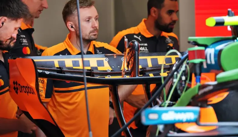 McLaren's flip-over wing reappears - but still won't race - The Race