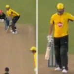 Tim David questions Pakistan bowler Usman Tariq's bowling action, gestures 'no-ball' after dismissal