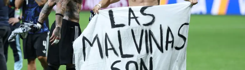 World Cup 2026: Fifa 'assessing reports' after Argentina players hold Falklands banner