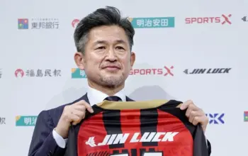 Football legend Kazuyoshi Miura scores first competitive goal in four years