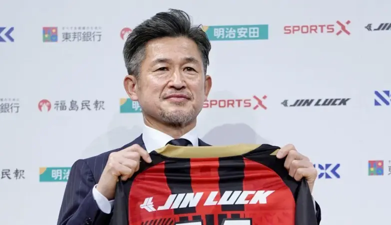 Football legend Kazuyoshi Miura scores first competitive goal in four years