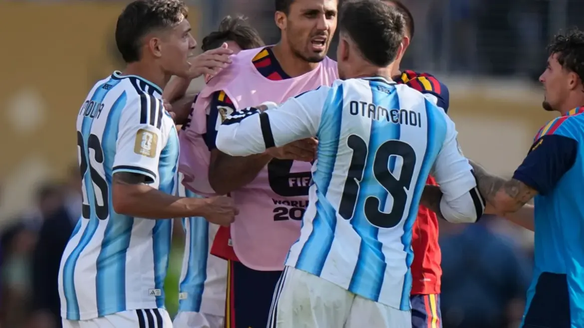 FIFA investigates on-pitch brawl after Spain’s World Cup final victory over Argentina