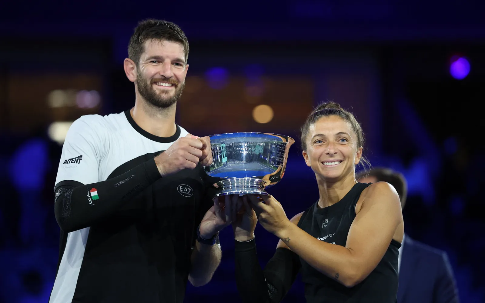 Reigning champions: Andrea Vavassori and Sara Errani (AFP/Getty)