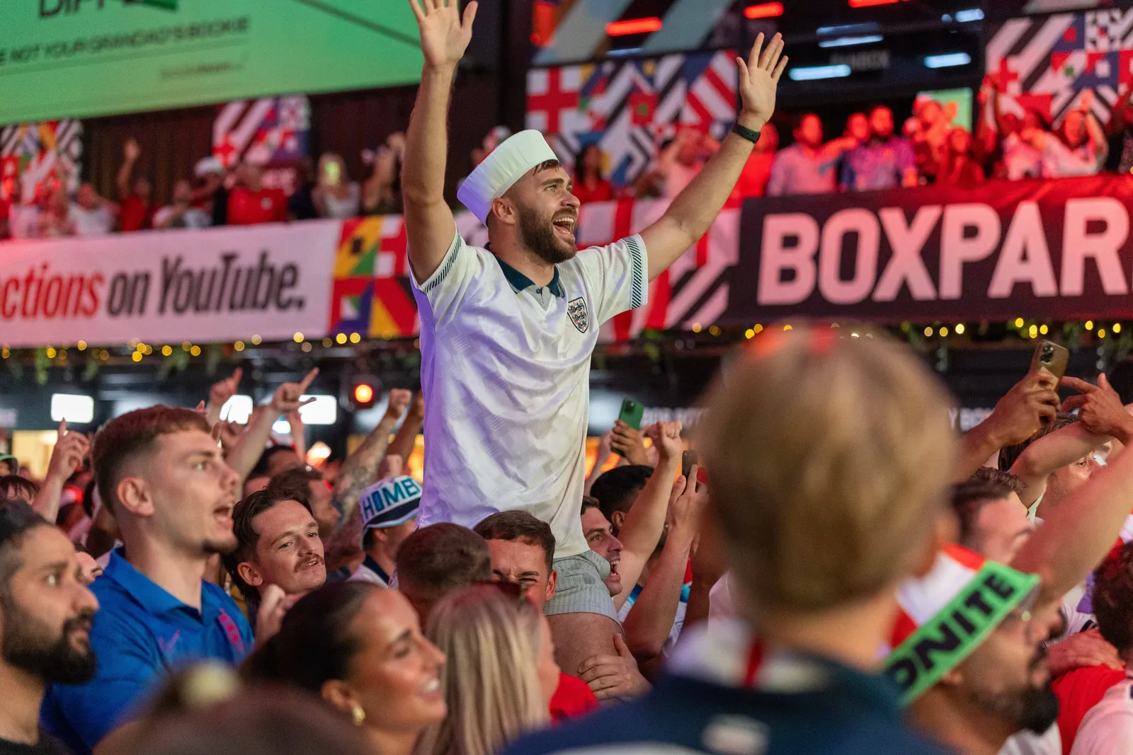 BOXPARK in London is a popular venue for major England matches